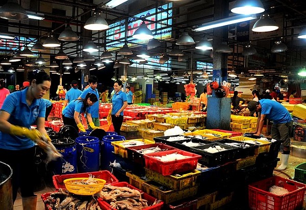 Chợ hải sản bình điền hồ chí minh